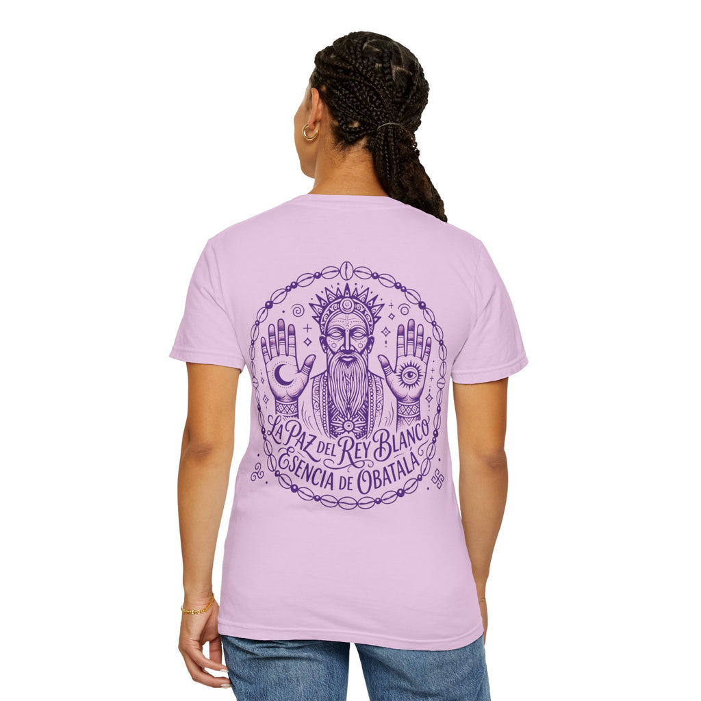 Obatalá Spirit T-Shirt — La Paz del Rey Blanco Graphic Tee