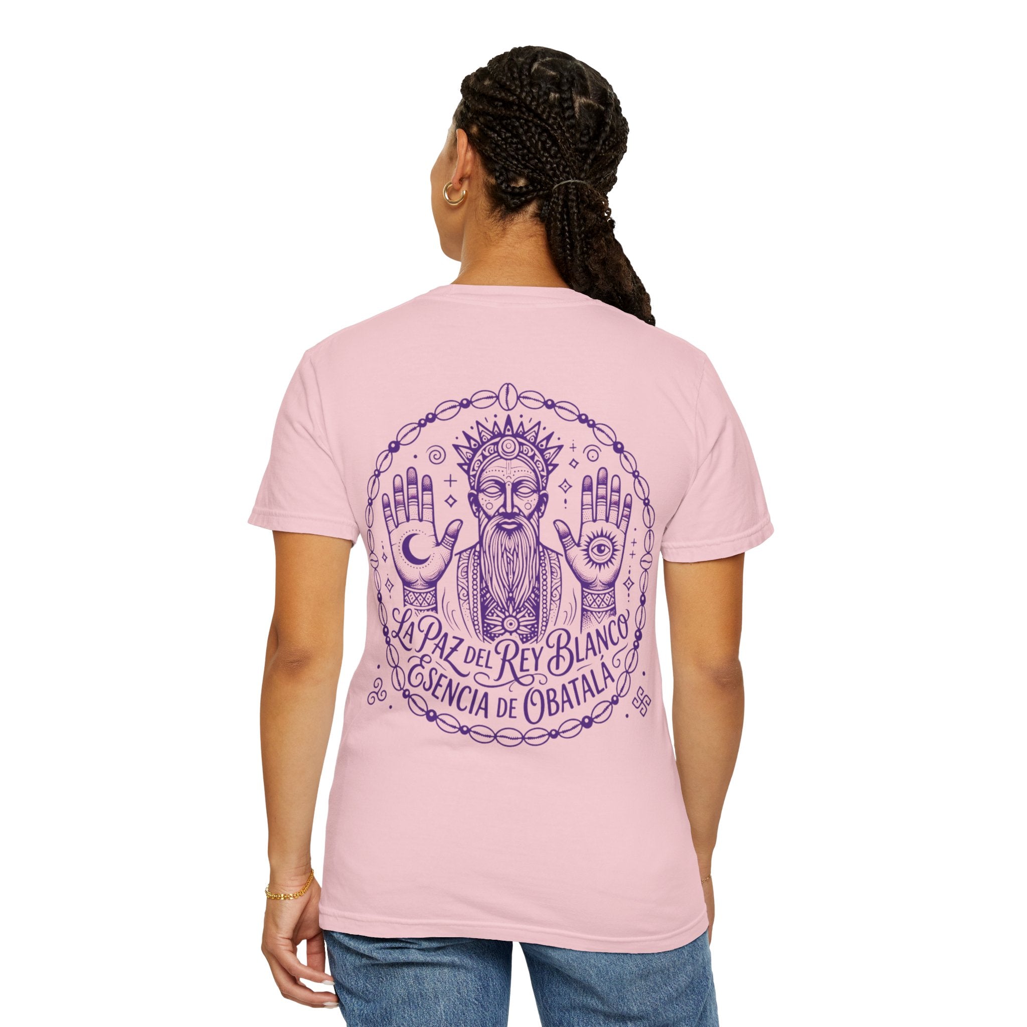 Obatalá Spirit T-Shirt — La Paz del Rey Blanco Graphic Tee