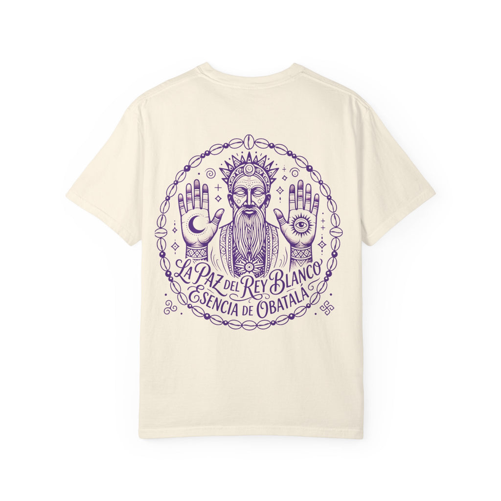 Obatalá Spirit T-Shirt — La Paz del Rey Blanco Graphic Tee
