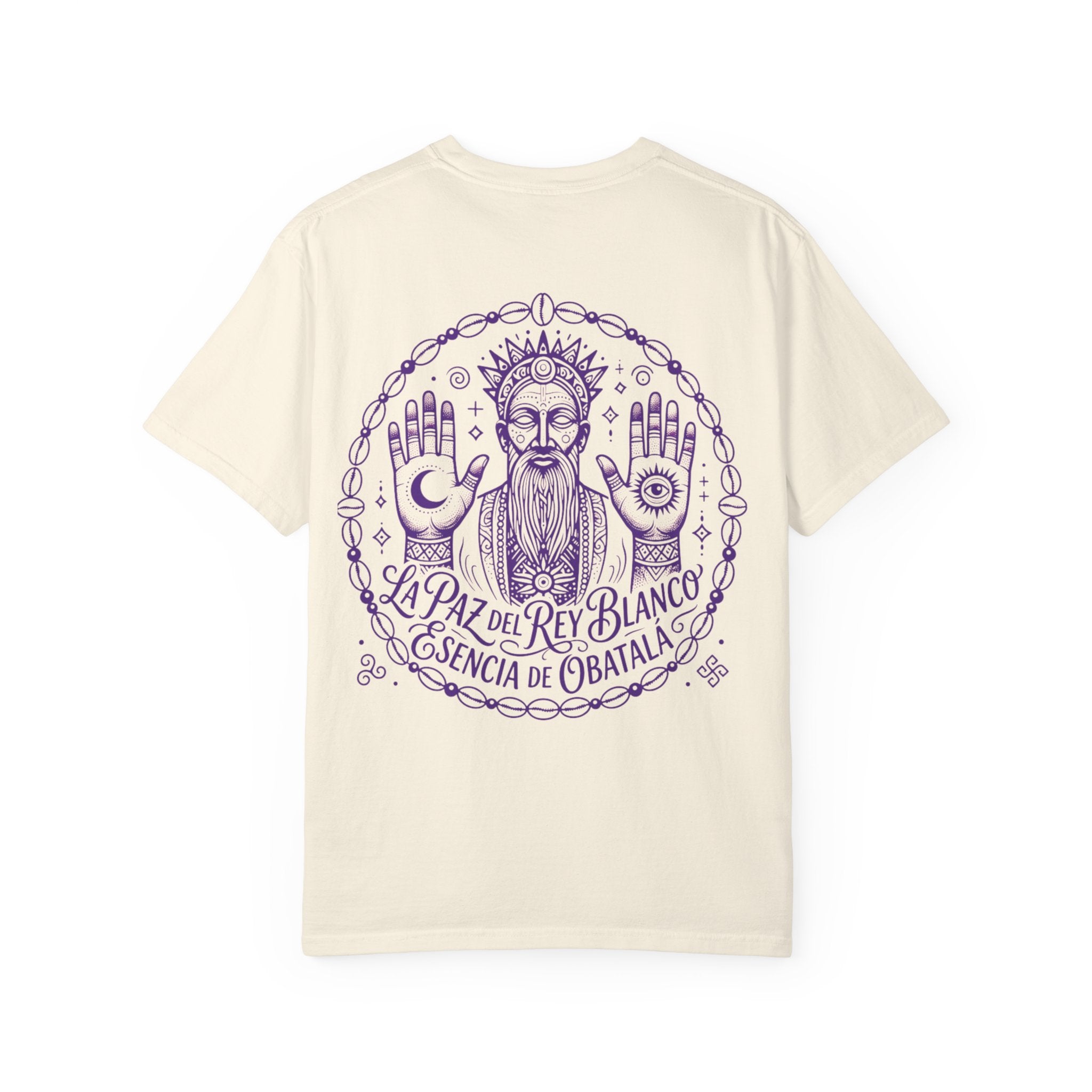Obatalá Spirit T-Shirt — La Paz del Rey Blanco Graphic Tee