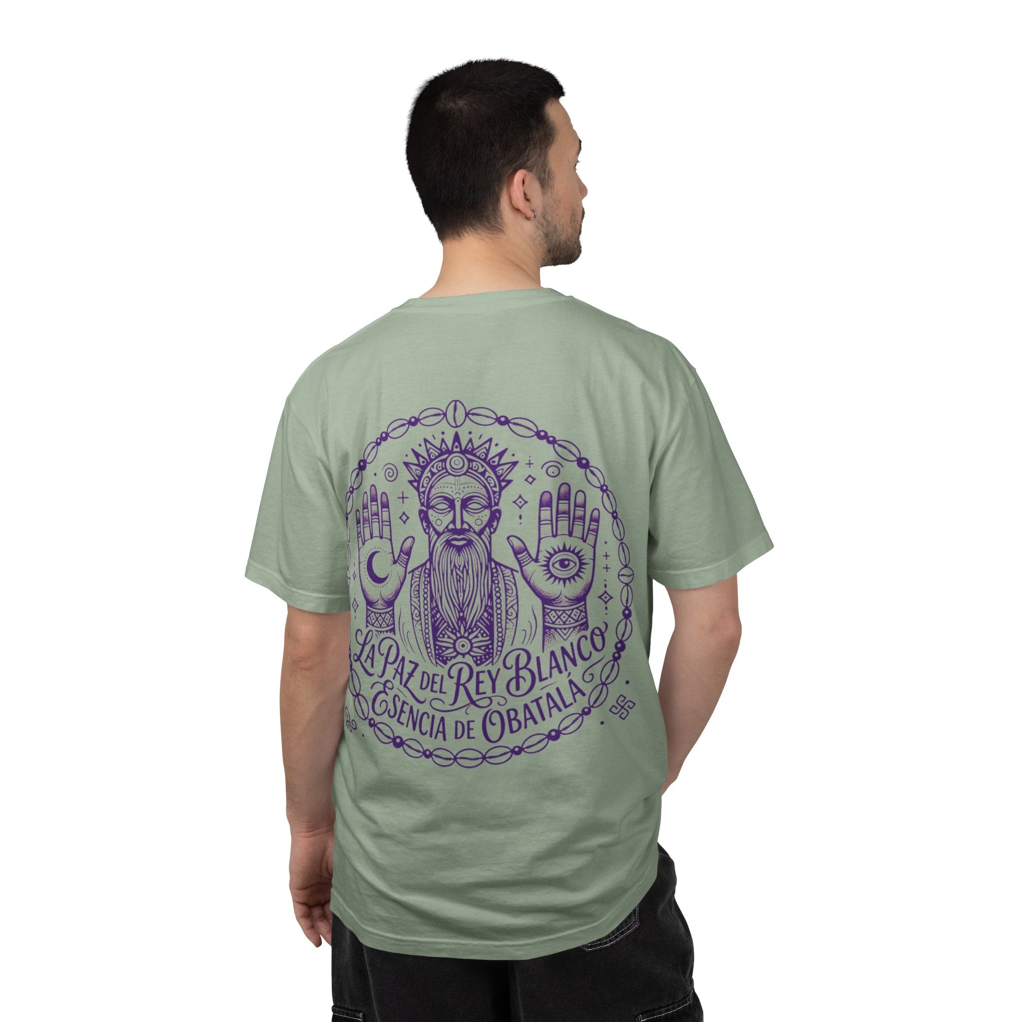 Obatalá Spirit T-Shirt — La Paz del Rey Blanco Graphic Tee