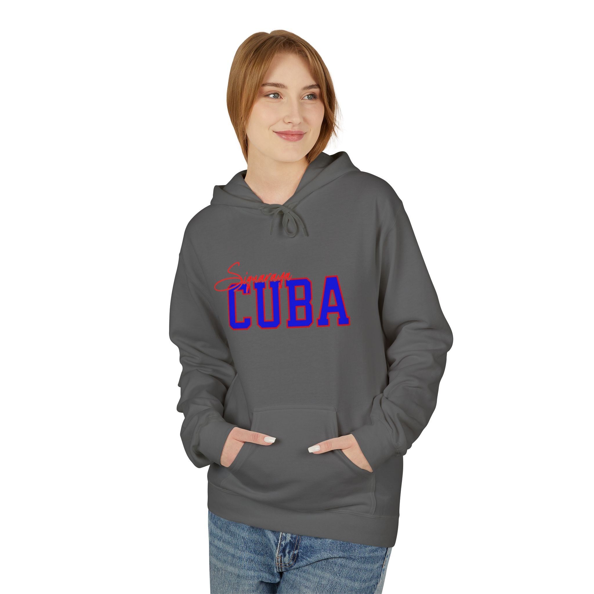 Hoodie — Bold 'Sigua Raya' Neon Script Back Print