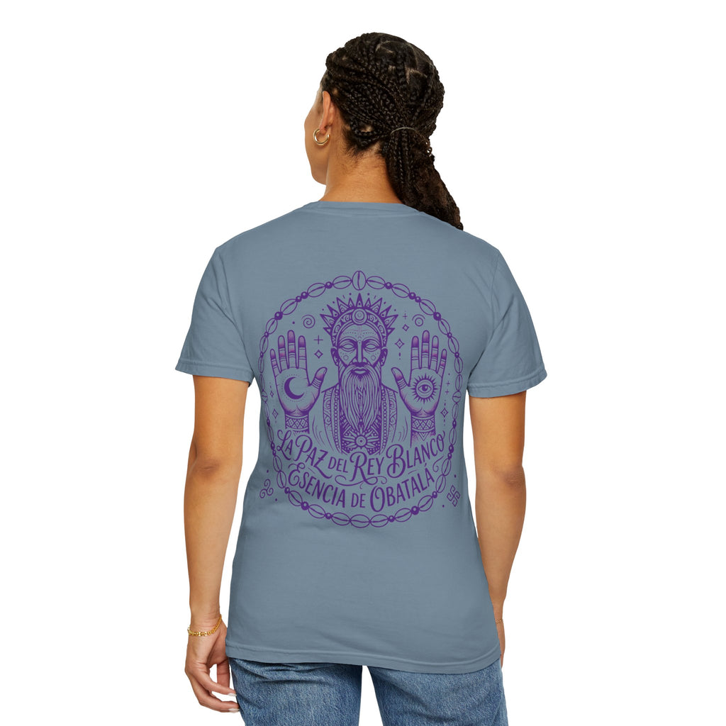Obatalá Spirit T-Shirt — La Paz del Rey Blanco Graphic Tee