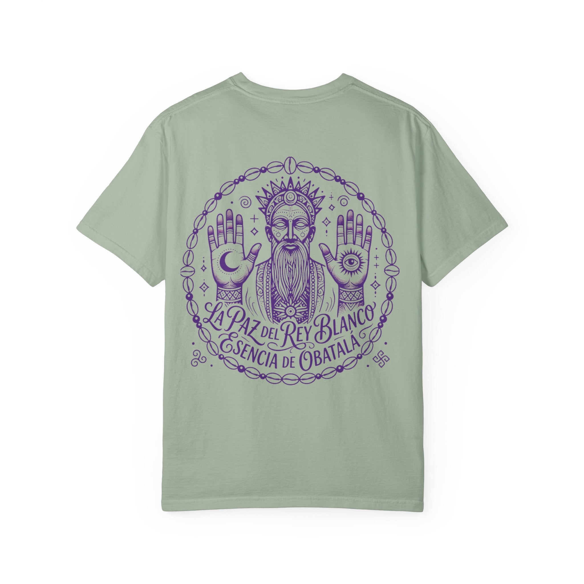Obatalá Spirit T-Shirt — La Paz del Rey Blanco Graphic Tee
