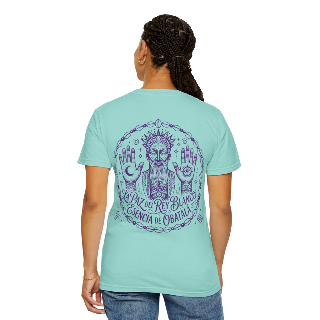 Obatalá Spirit T-Shirt — La Paz del Rey Blanco Graphic Tee