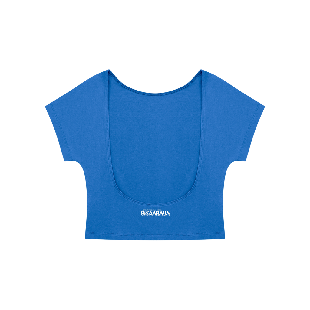 Siguaraya Women's Open-Back T-Shirt, Cut Out Back Tops for Women, Casual Summer Open Back Shirt, Stylish Trendy Backless Tee, Gift for Her