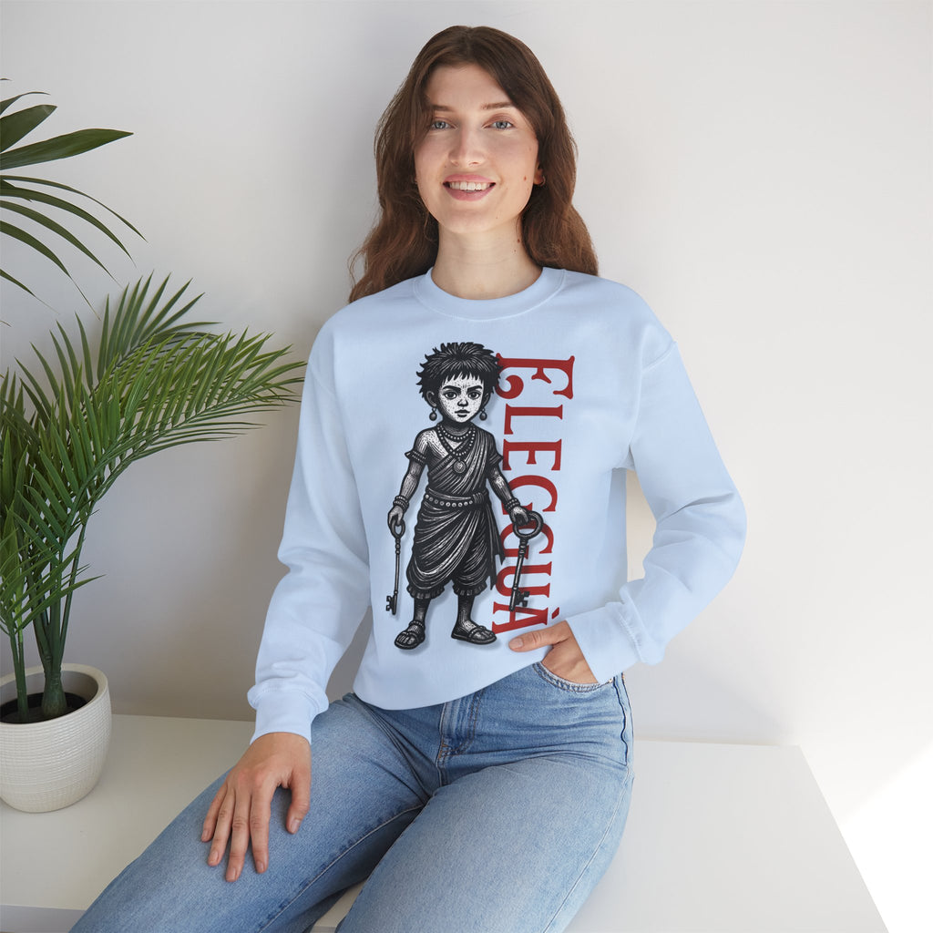 Elegguá Child Sweatshirt – Santería/Orisha Devotional Crewneck