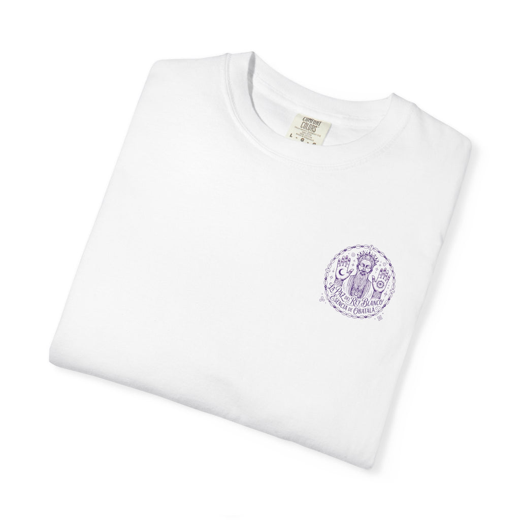 Obatalá Spirit T-Shirt — La Paz del Rey Blanco Graphic Tee