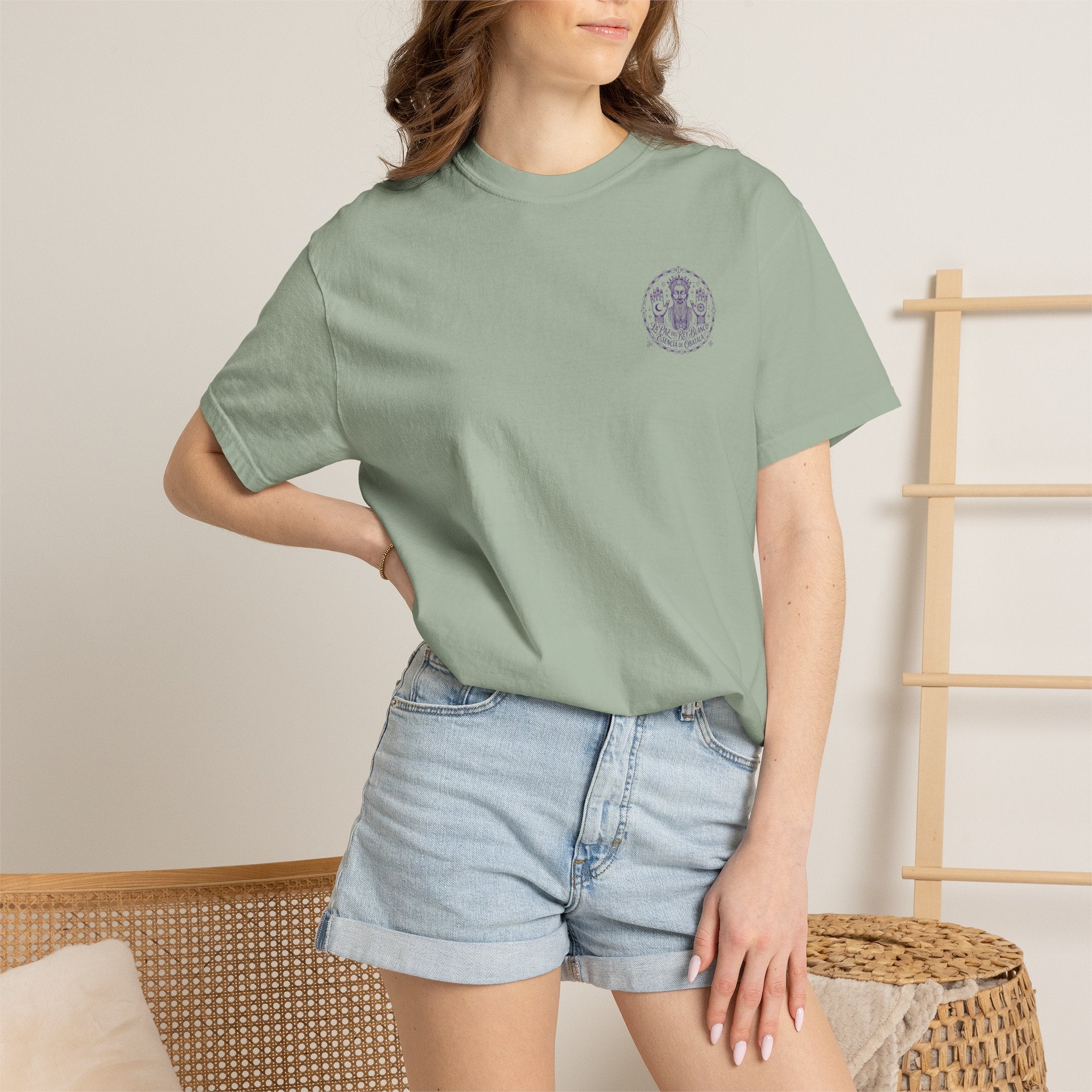 Obatalá Spirit T-Shirt — La Paz del Rey Blanco Graphic Tee