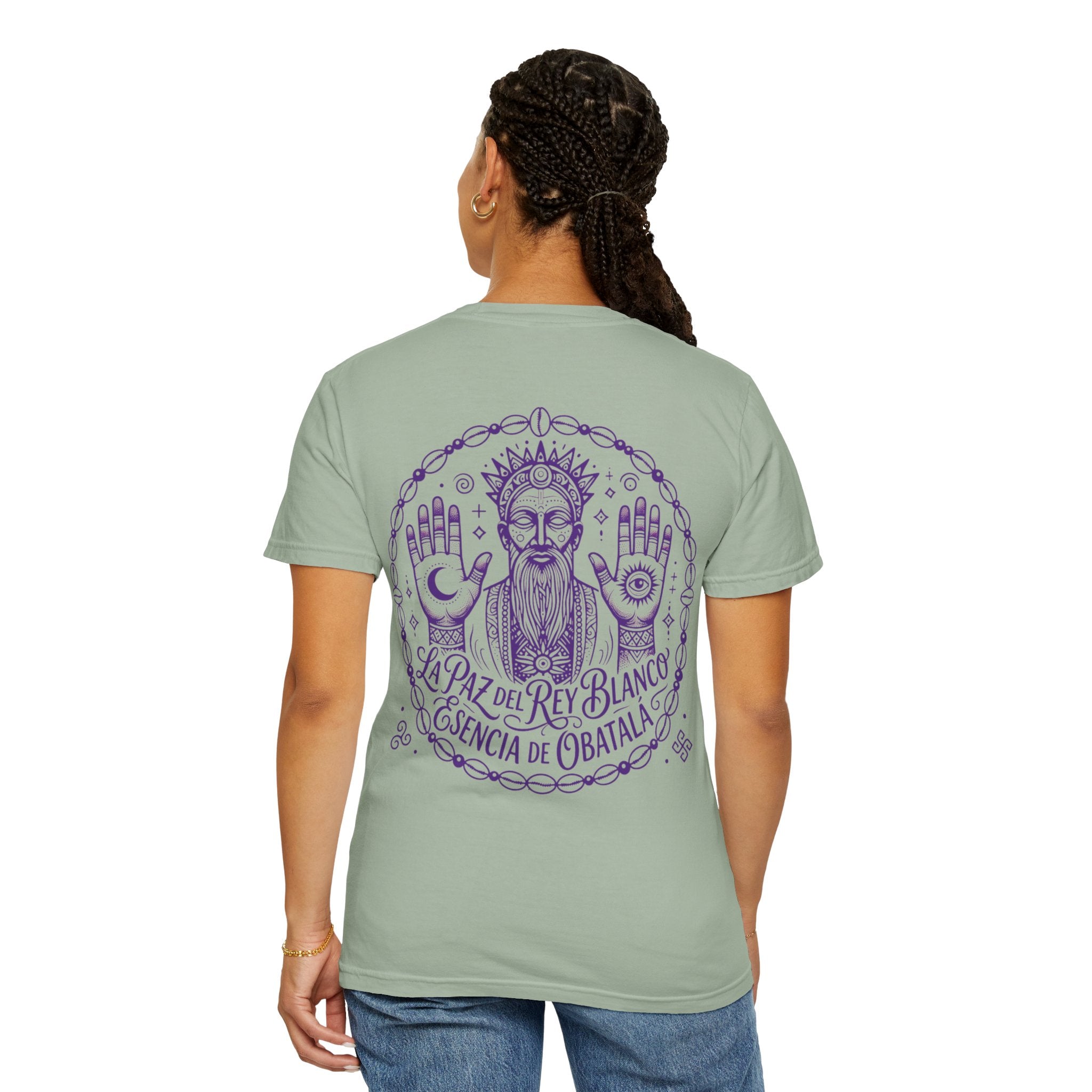 Obatalá Spirit T-Shirt — La Paz del Rey Blanco Graphic Tee