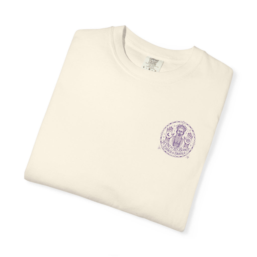 Obatalá Spirit T-Shirt — La Paz del Rey Blanco Graphic Tee