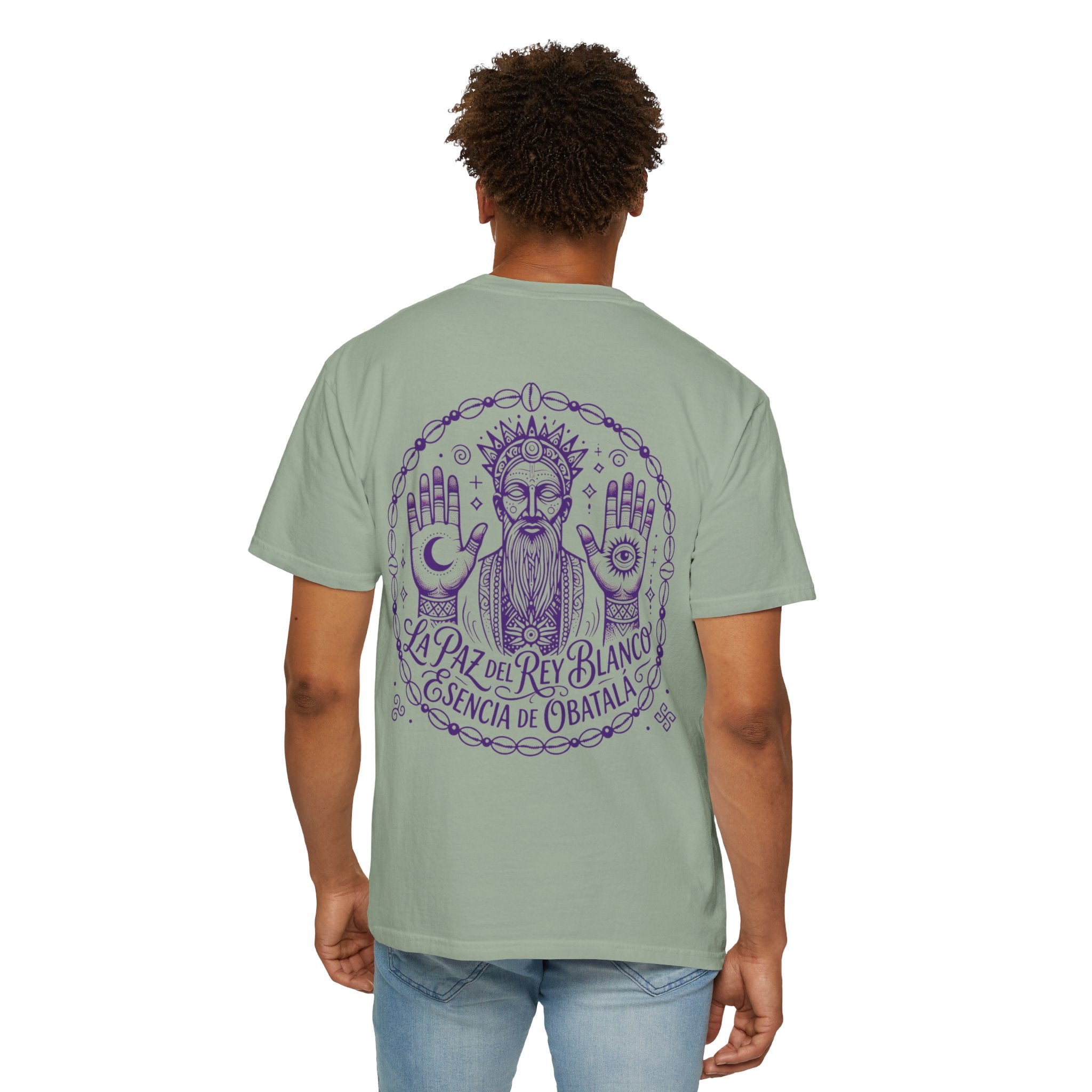 Obatalá Spirit T-Shirt — La Paz del Rey Blanco Graphic Tee