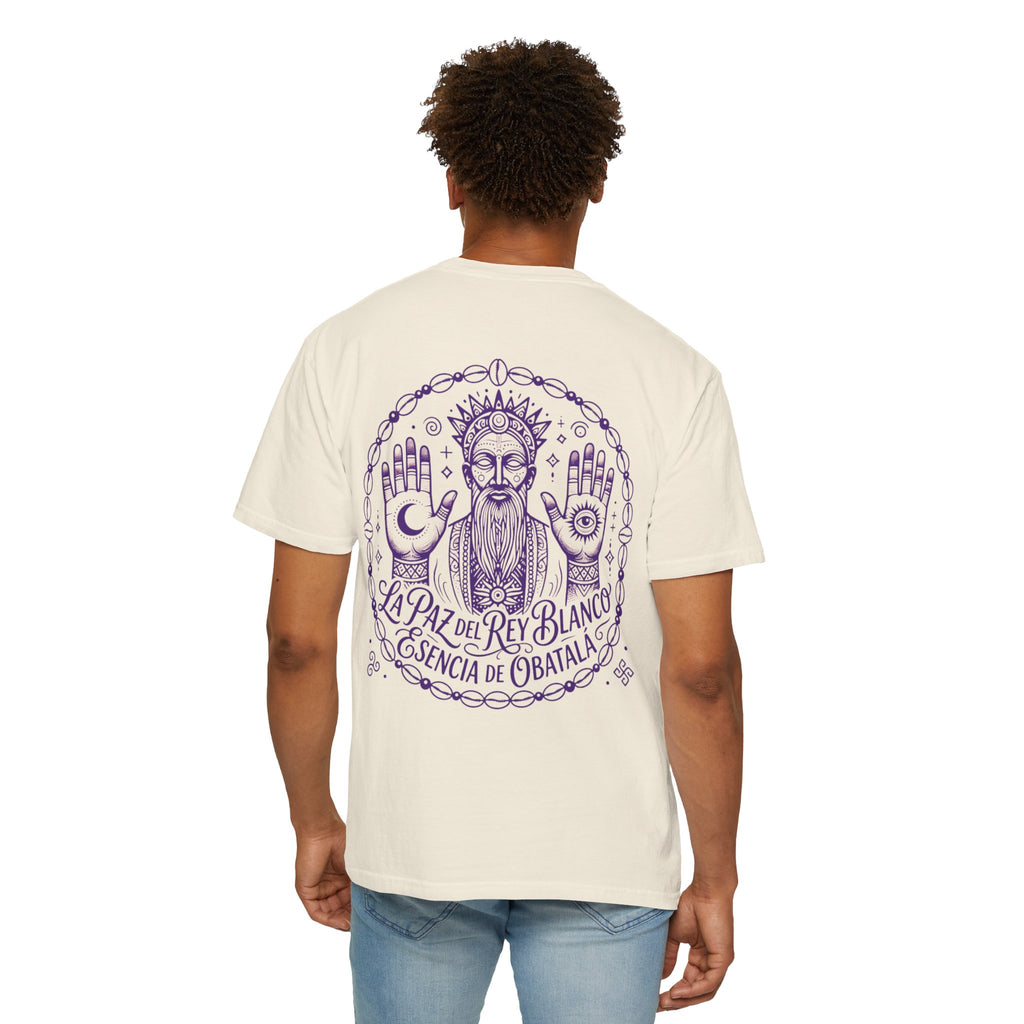 Obatalá Spirit T-Shirt — La Paz del Rey Blanco Graphic Tee