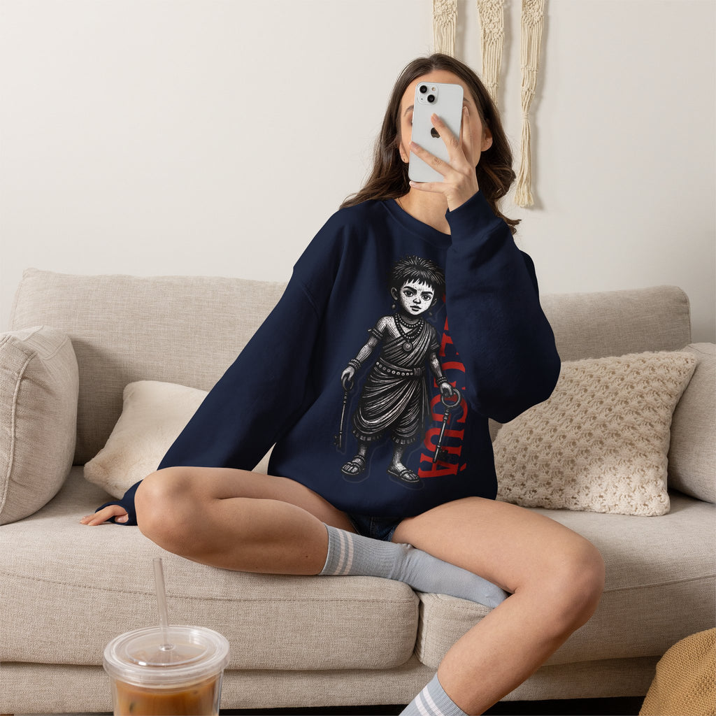 Elegguá Child Sweatshirt – Santería/Orisha Devotional Crewneck