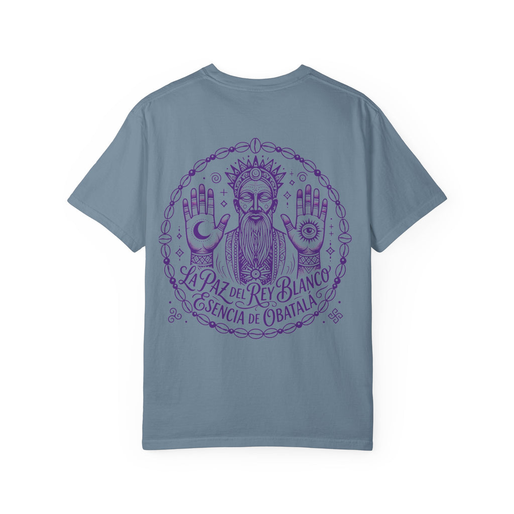 Obatalá Spirit T-Shirt — La Paz del Rey Blanco Graphic Tee
