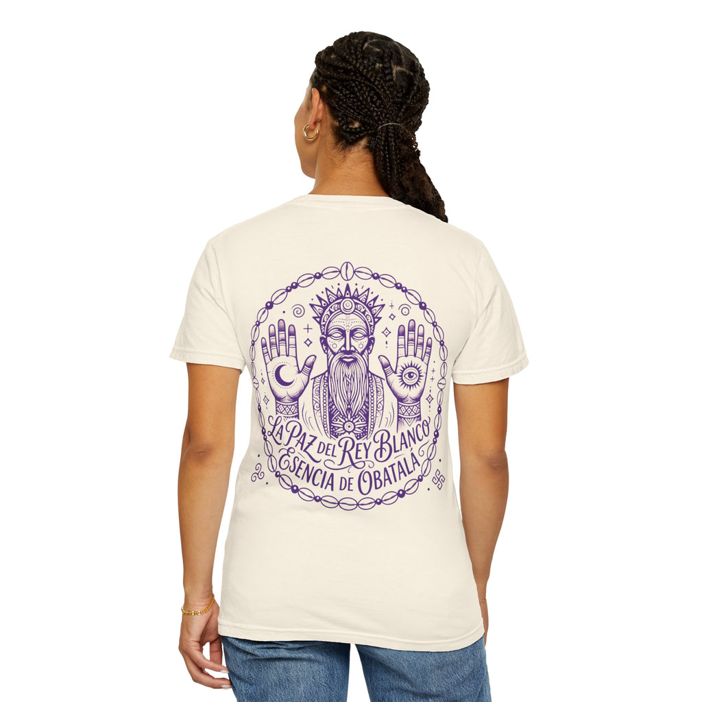 Obatalá Spirit T-Shirt — La Paz del Rey Blanco Graphic Tee