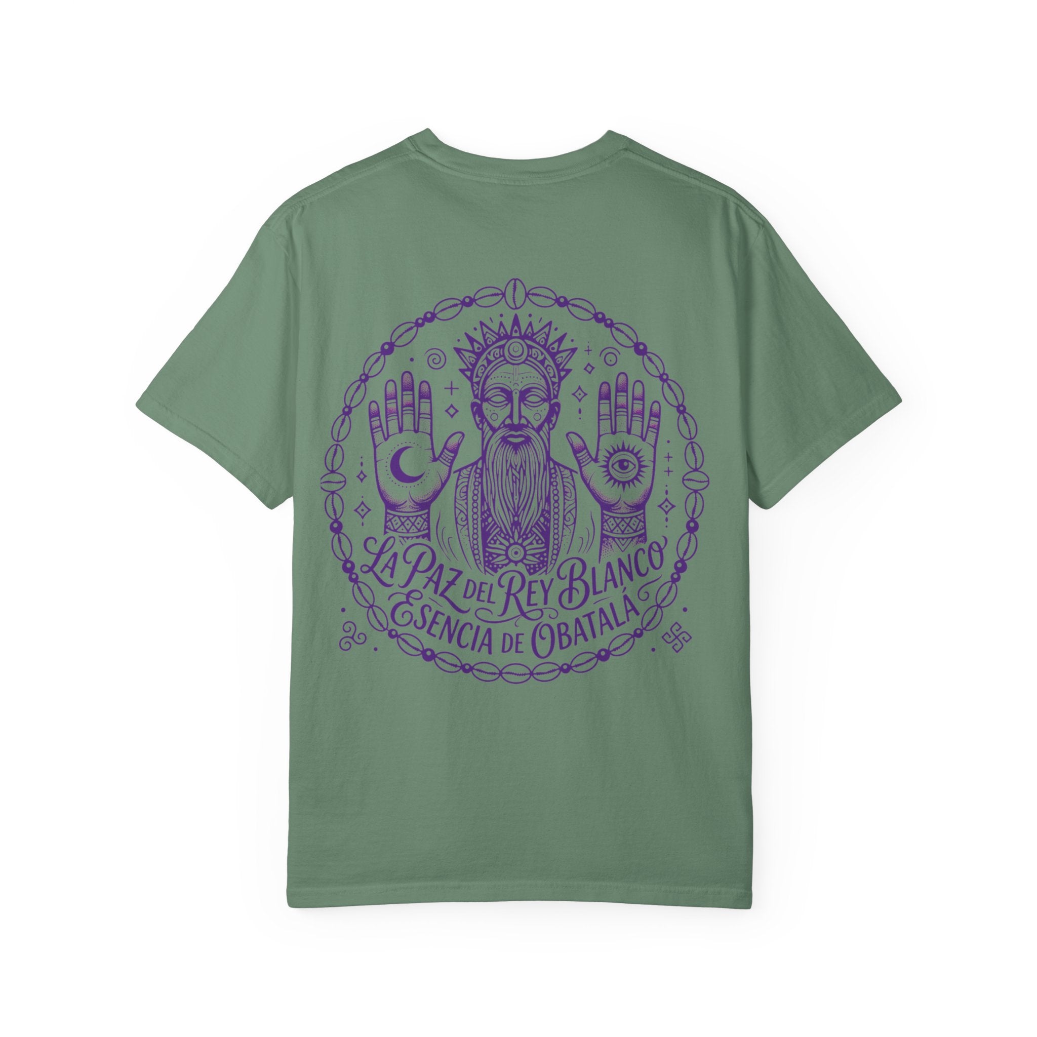 Obatalá Spirit T-Shirt — La Paz del Rey Blanco Graphic Tee