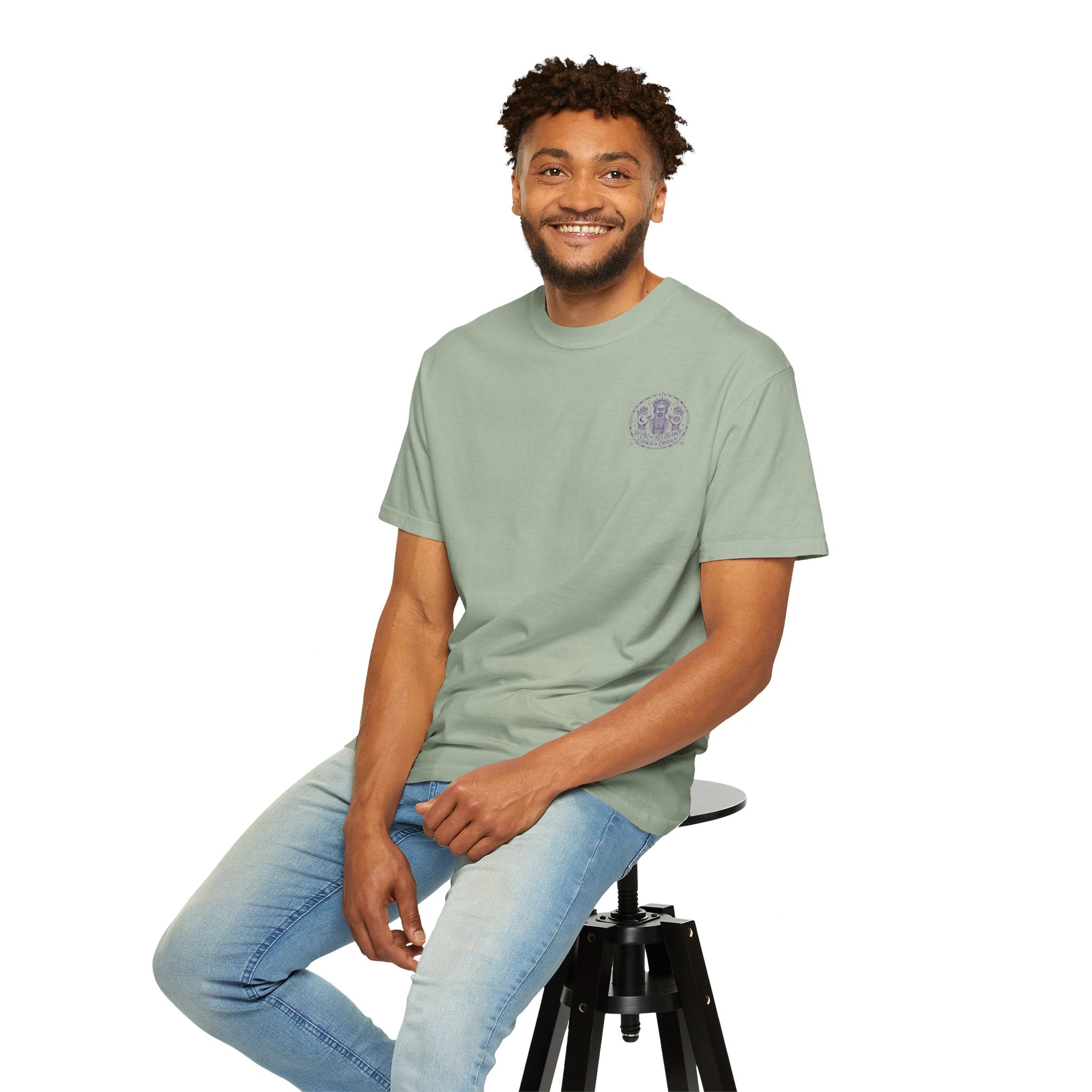 Obatalá Spirit T-Shirt — La Paz del Rey Blanco Graphic Tee
