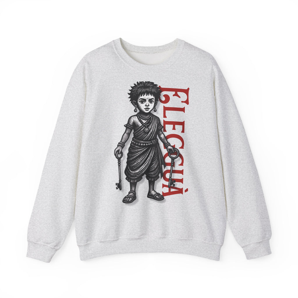 Elegguá Child Sweatshirt – Santería/Orisha Devotional Crewneck