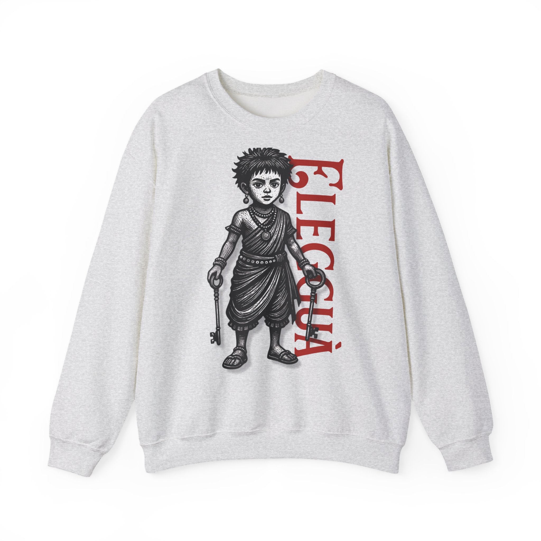 Elegguá Child Sweatshirt – Santería/Orisha Devotional Crewneck
