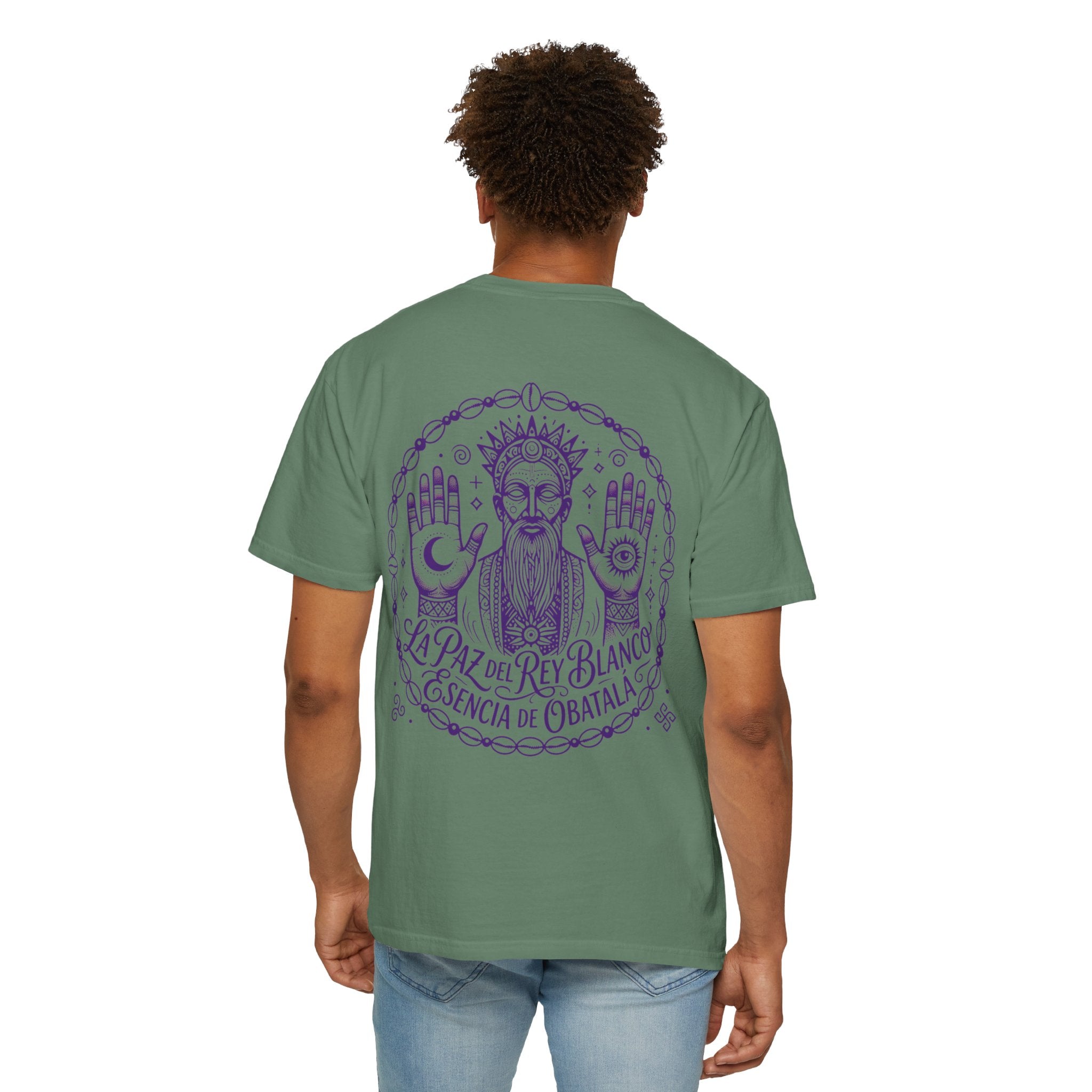 Obatalá Spirit T-Shirt — La Paz del Rey Blanco Graphic Tee