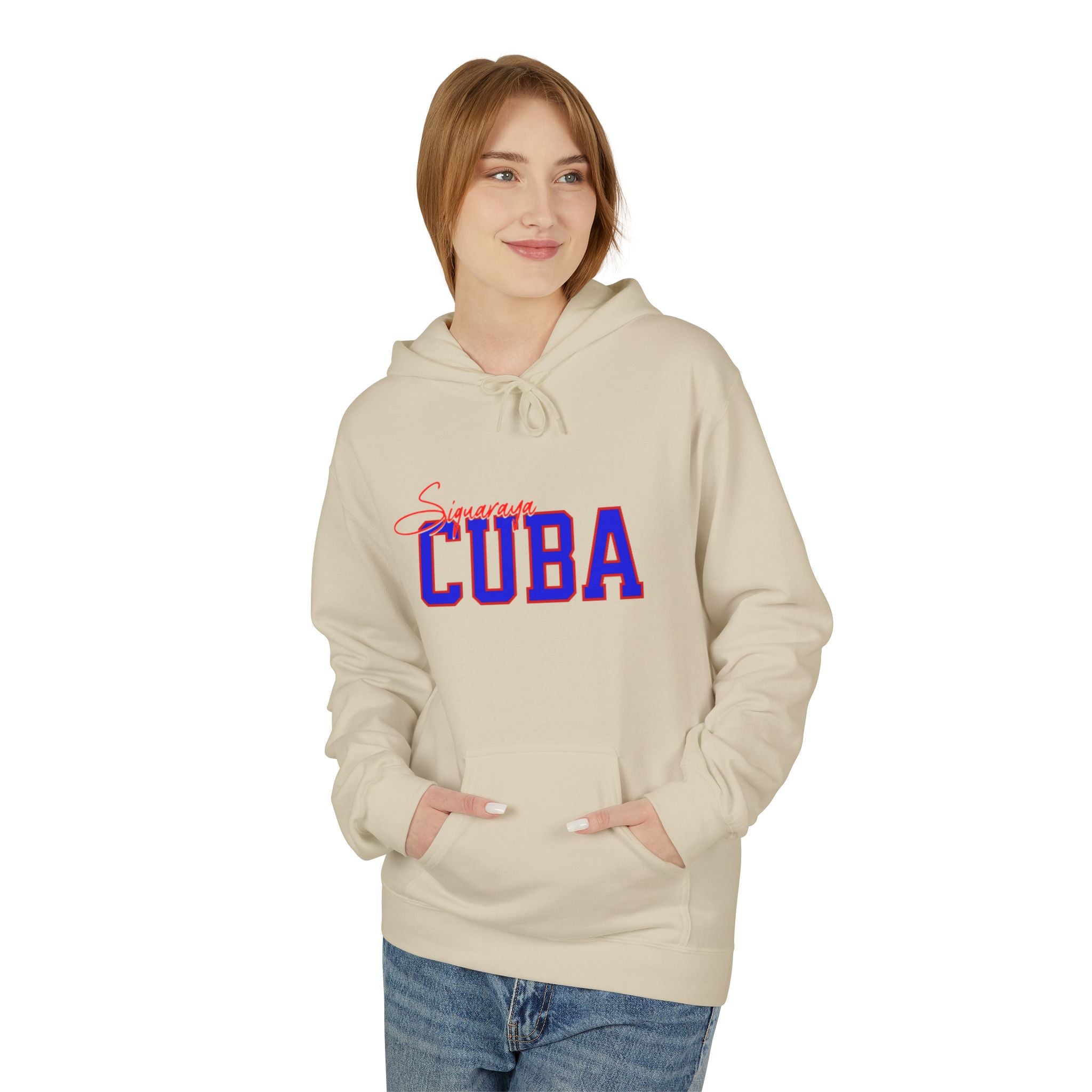 Hoodie — Bold 'Sigua Raya' Neon Script Back Print