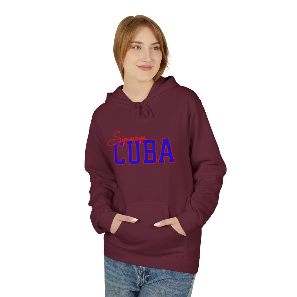 Hoodie — Bold 'Sigua Raya' Neon Script Back Print